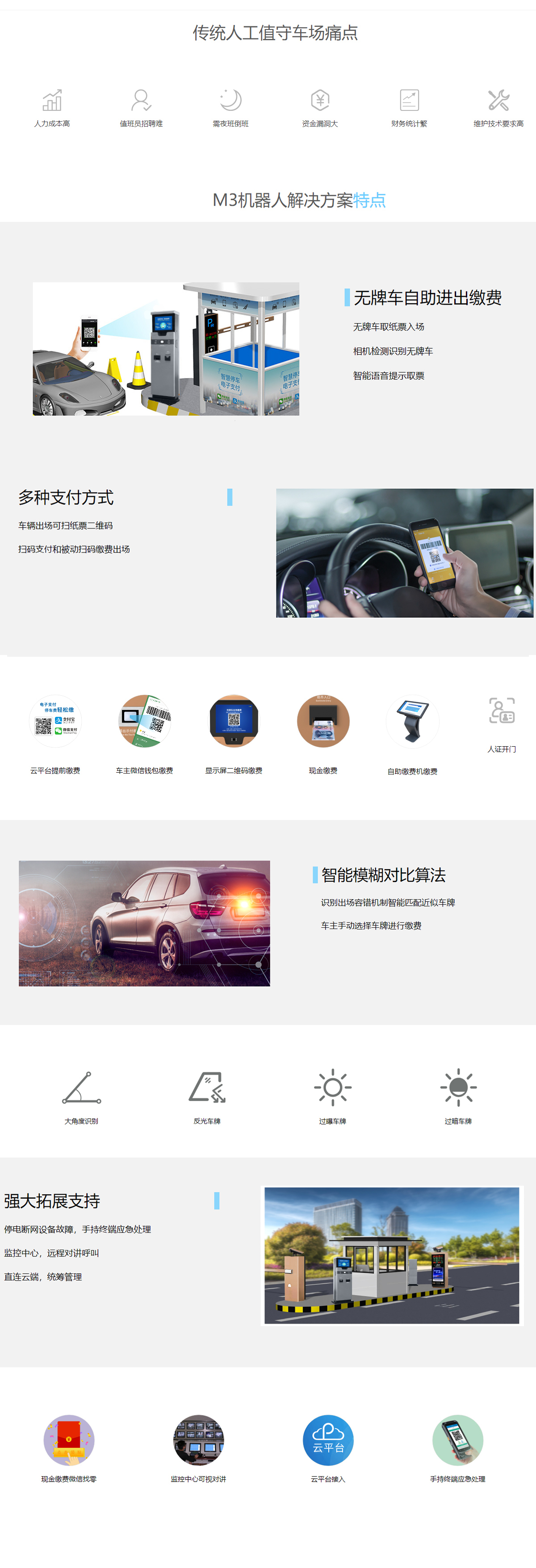 智慧停车之机器人值守解决方案